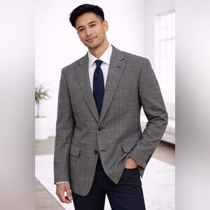 Brooks Brothers Plaid Blazer – 42L – Classic Tailored Fit